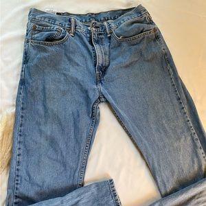 levis mens jeans size 34 x30 blue midwash